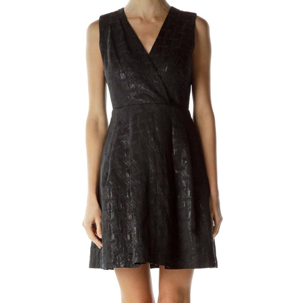 Kirna Zabete x Target Dress Black Metallic Jacquard
